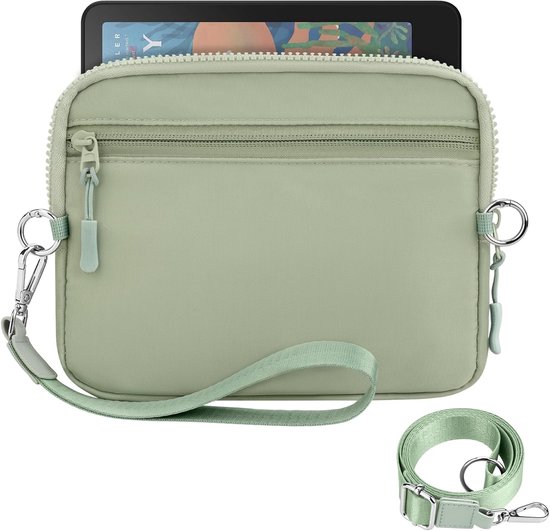 Kindle sleeve 6-7 inch - beschermende padded tas - met schouder- en polsband - voor veilig vervoer - ShopVlot
