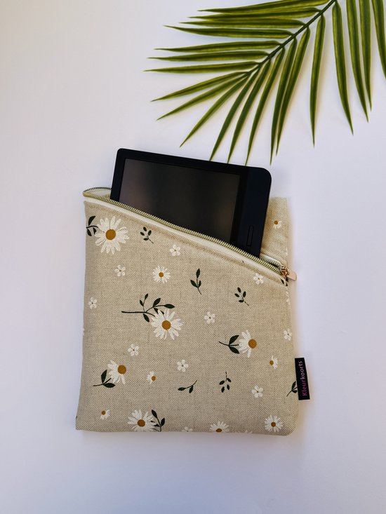 Kleurkoorts E-reader sleeve - Madelief - Geschikt voor Kobo Libra