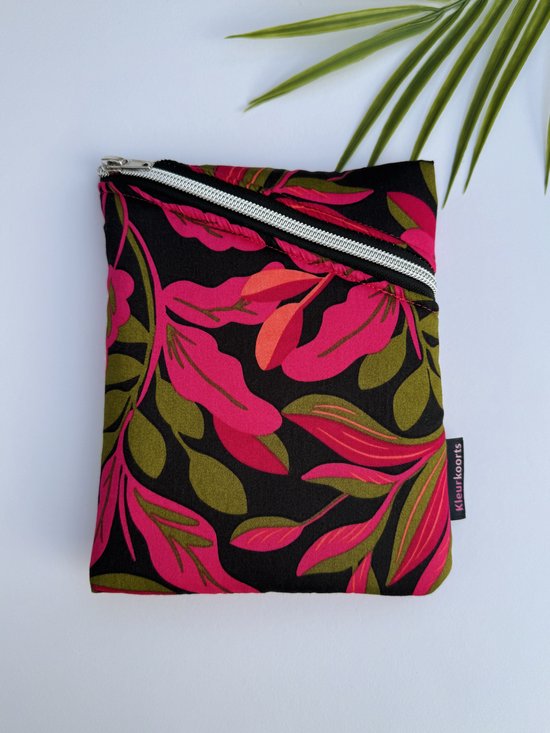 Kleurkoorts E-reader sleeve - Pink jungle - Geschikt voor Kobo Clara & Nia