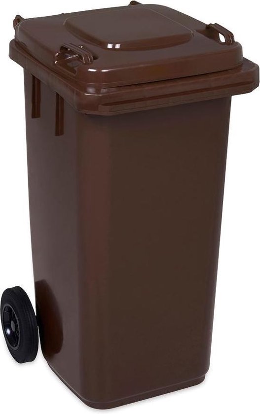 Kliko / mini container 120 liter - Bruin van Kliko