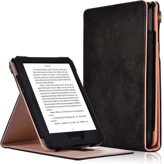 Knaldeals.com - Cover geschikt voor Kobo Clara HD - Zwart van Knaldeals.com