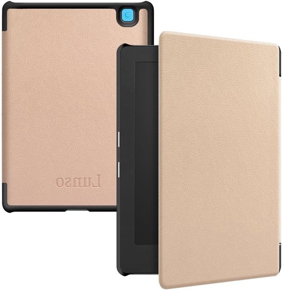 Kobo Aura H2O hoes - E-reader cover Sleepcover - E-reader beschermen - Automatische slaapfunctie - 6.8 inch - Goud