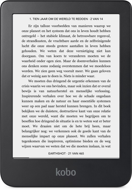 Kobo Clara 2E - E-reader - 6 inch - 16GB - Luisterboeken - Blauw van Merkloos