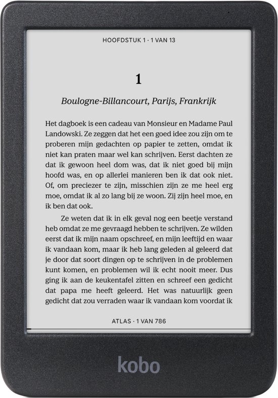 Kobo Clara BW - E-reader - 6 inch - 16GB - Luisterboeken - Zwart van Kobo