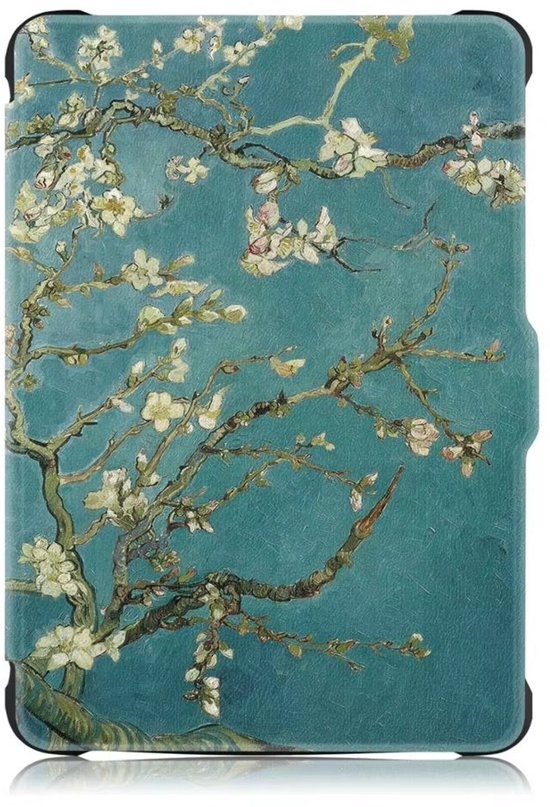 Kobo Clara Colour / BW Hoes voor eReader - Basic SleepCover - Applebloesem - Slaapfunctie van Merkloos