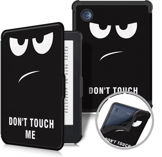 Kobo Clara Colour / BW Hoes voor eReader - Basic SleepCover - Don't touch - Slaapfunctie van Merkloos