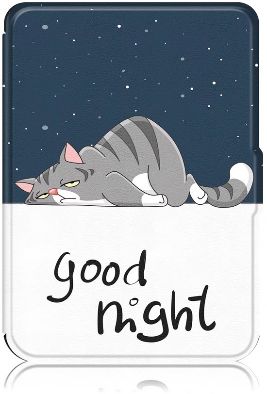 Kobo Clara Colour / BW Hoes voor eReader - Basic SleepCover - Good Night - Slaapfunctie van Merkloos
