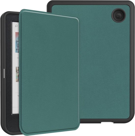 Kobo Clara Colour Case - E-reader Hoes - Bescherming E-reader - Automatische Slaap/Wek Functie - Slim Fit - Groen