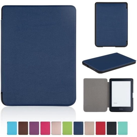 Kobo Clara HD Hoes - Blauw Ebook Cover - Magnetische Flipcover voor Schermbeveiliging - 1 - Dagelijks Gebruik van Kobo