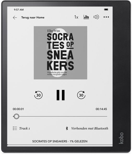 Kobo Elipsa 2E Refurbished - E-reader - 10,3 inch - 32GB - Luisterboeken - Zwart van Merkloos