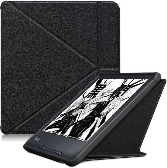 Kobo Libra Colour Hoes voor eReader - Basic SleepCover - Zwart - Slaapfunctie