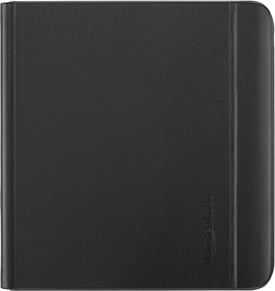 Kobo Libra Colour Hoes voor eReader - Notebook SleepCover - Zwart - Met stylushouder van Kobo