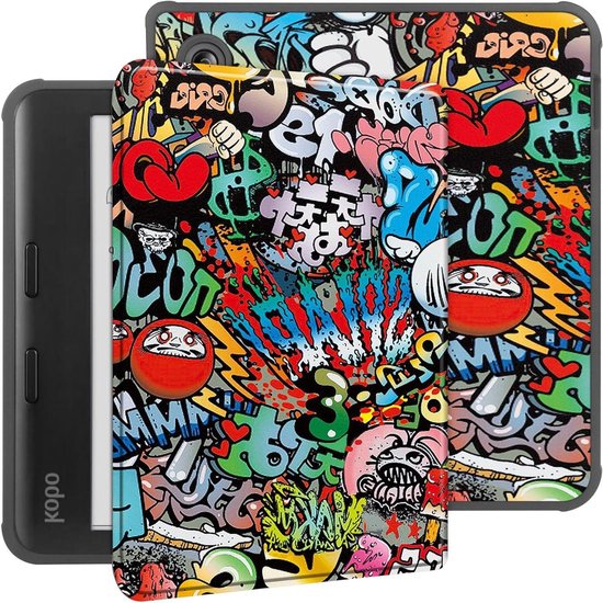 Kobo Libra Colour Hoesje - E-reader Cover - Bescherming E-reader - Ultradun Ontwerp - 163 x 78 x 12 cm