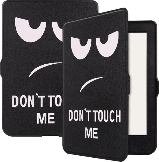Kobo Nia eReader 6-inch (2020) Hoesje - Portemonnee Book Case - Don't Touch Me Print van Kobo