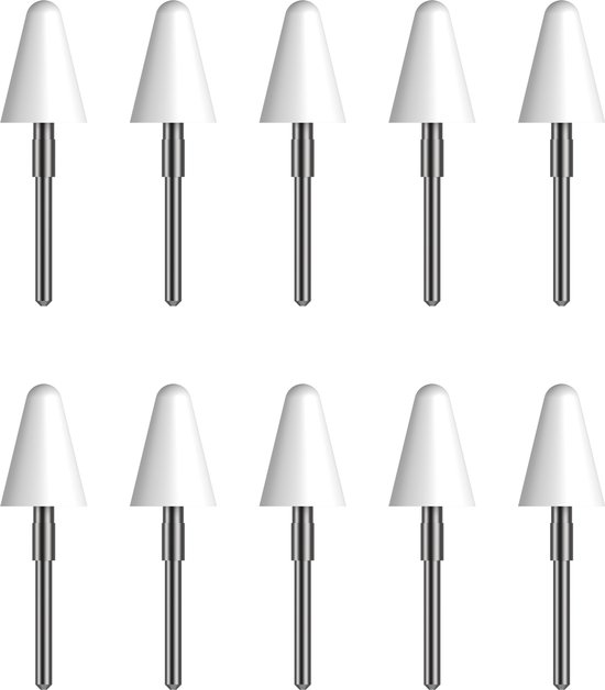 Kobo Stylus 2 vervangende penpunten - Wit - 10 stuks van Kobo