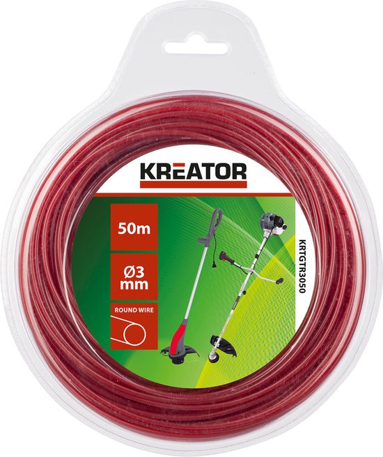 Kreator - Garden - KRTGTR3050 - Trimmerdraad - rond 3mm 50m van Kreator