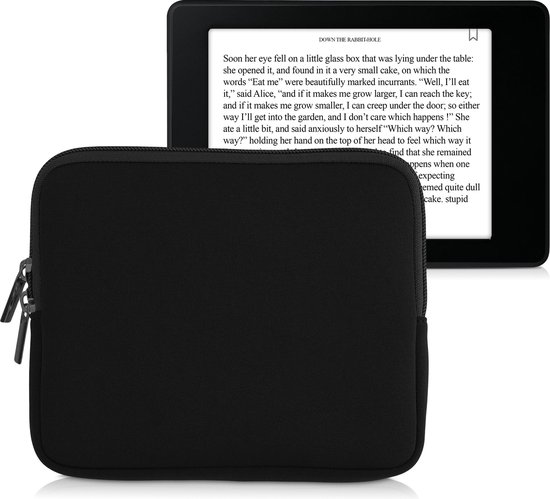 kwmobile E-Reader beschermhoes - beschermhoes 17,5 x 14,7 cm voor E-Reader in neopreen - zwart