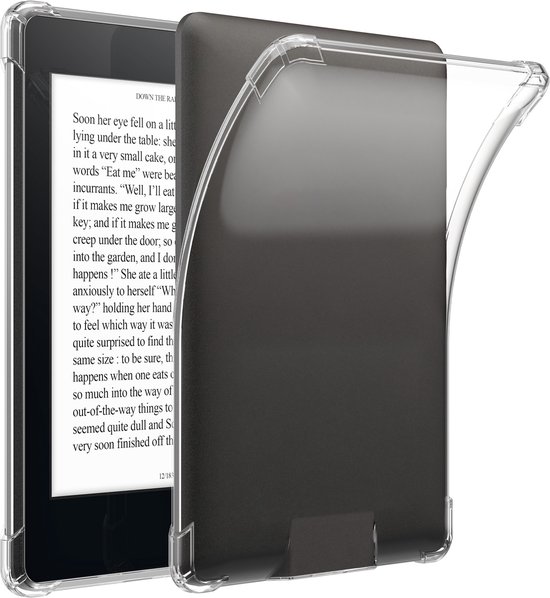 kwmobile ereader case geschikt voor Amazon Kindle Paperwhite hoesje - E-reader cover - TPU e reader beschermhoes - In transparant van Merkloos