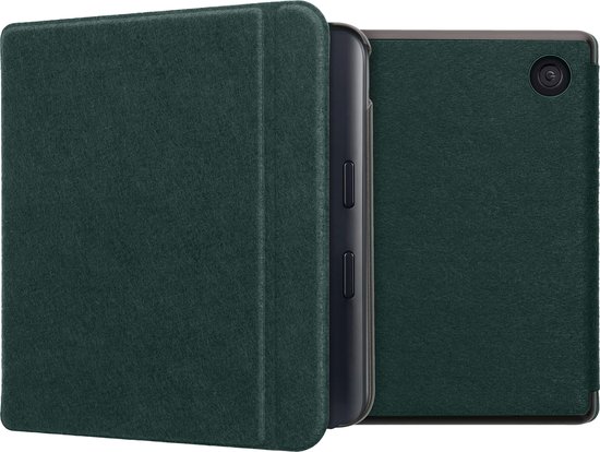 kwmobile hoes geschikt voor Kobo Libra Colour - e-reader beschermhoes van vilt - petrol van Merkloos