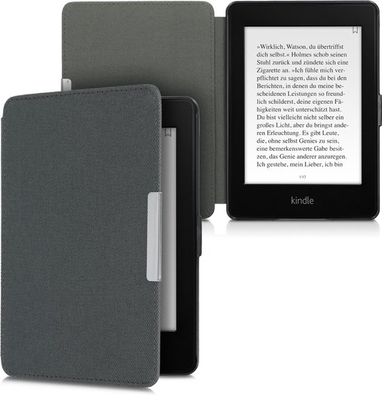 kwmobile Hoesje geschikt voor Amazon Kindle Paperwhite (2012-2017) - Nylon eReader case geschikt voor Amazon Kindle Paperwhite (2012-2017)