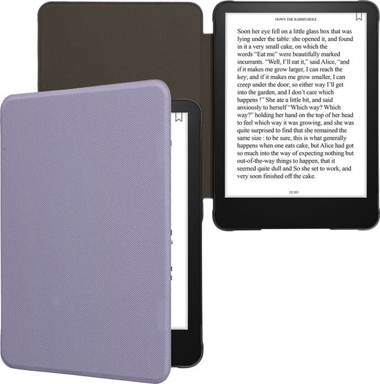 kwmobile Hoesje geschikt voor Amazon Kindle Paperwhite (2024) / Colorsoft - Nylon eReader case geschikt voor Amazon Kindle Paperwhite (2024) / Colorsoft