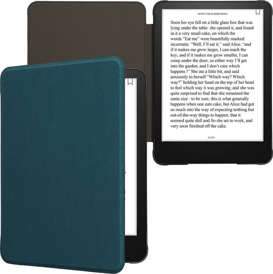 kwmobile Hoesje geschikt voor Amazon Kindle Paperwhite (2024)/Colorsoft - Nylon eReader case geschikt voor Amazon Kindle Paperwhite (2024)/Colorsoft van Merkloos