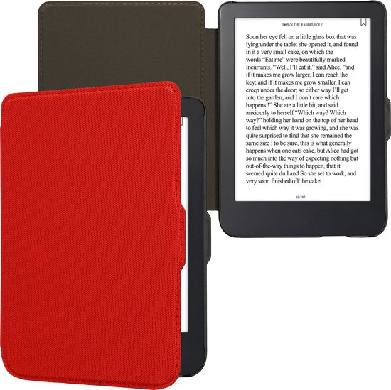 kwmobile Hoesje geschikt voor Kobo Clara 2E - Nylon eReader case geschikt voor Kobo Clara 2E van Merkloos