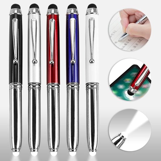LED Pen/Stylus/LED Light Torch - Night Writing Ink Penlights (1 Pack)