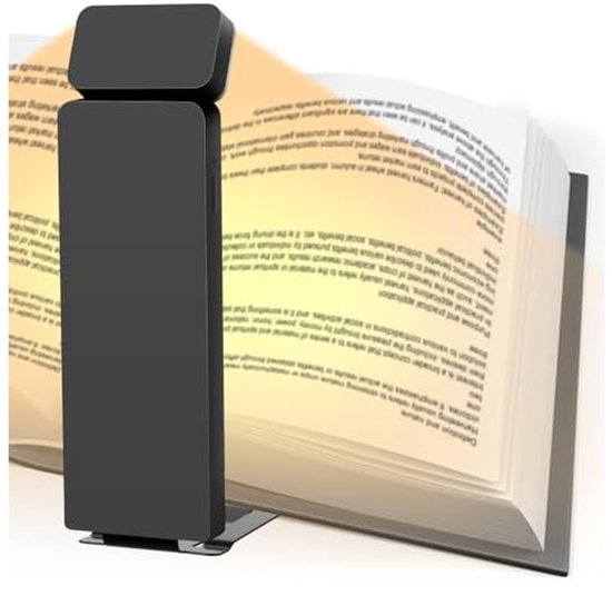Leeslamp met leeslampklem, 3-kleurige verduisterende leeslamp USB oplaadbaar, leeslamp voor kinderen en leesliefhebbers van Merknaam.