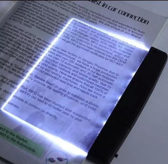 Leeslamp voor boek--- Nacht Leeslamp 3 LED - Leeslamp Met Led Verlichting - Nachtlampje - Leeslicht Voor Boek - E-Reader Leeslamp EAN 7438248166159 | E-reader leeslampje | van Elear.