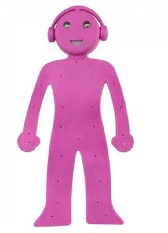 Leeslampje - Mannetje - Roze - E-Reader - Multifunctioneel van Balvi