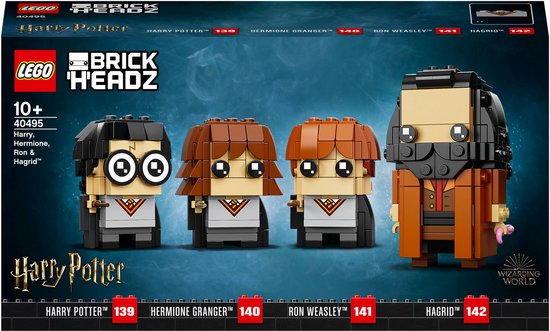 Lego Harry Potter 40495 Brickheadz  Harry, Hermelien, Ron & Hagrid™ van LEGO