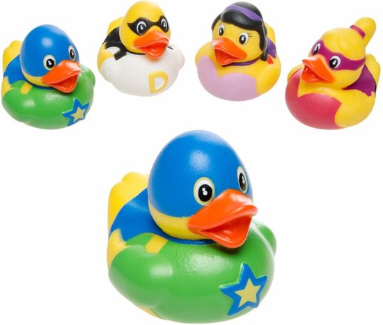 Lg-imports Badeendjes Superhelden 4 Stuks van LG-Imports