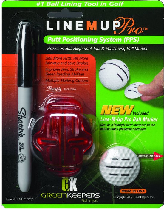 Line M Up Pro Putt Position System - Marker - Balbelijner van Callaway