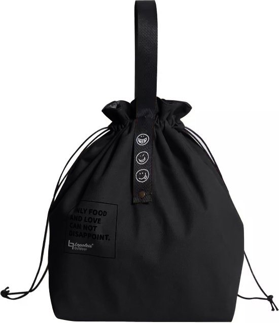 Lopoleis® Lunchtas - Koeltas - Picknicktas - Koelzak - Waterdicht - Coolbag - Lunch bag - Koeltasje - Koeltas lunch - Koeltasje Klein - Zwart van Lopoleis