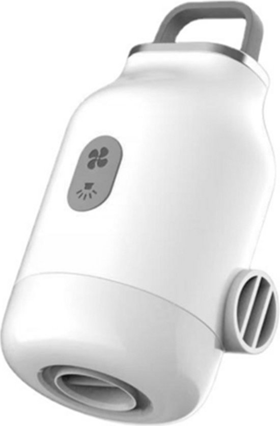 Lopoleis® Tiny Airpump met Accu – Elektrische luchtpomp – Oplaadbare luchtbedpomp, Zwembad, Kamperen – Inblaas/Uitblaas – LED-verlichting van Lopoleis