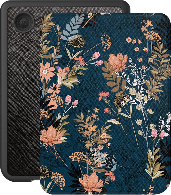 Lunso Geschikt voor Kobo Clara BW / Clara Colour hoes (6 inch) - Vegan Saffiano Leren sleepcover - Urban Park van Lunso