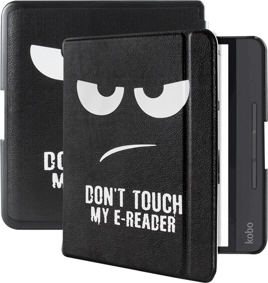 Lunso Geschikt voor Kobo Forma hoes (8 inch) - sleepcover - Don't Touch van Lunso