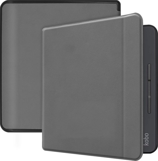 Lunso Geschikt voor Kobo Forma hoes (8 inch) - sleepcover - Grijs van Lunso