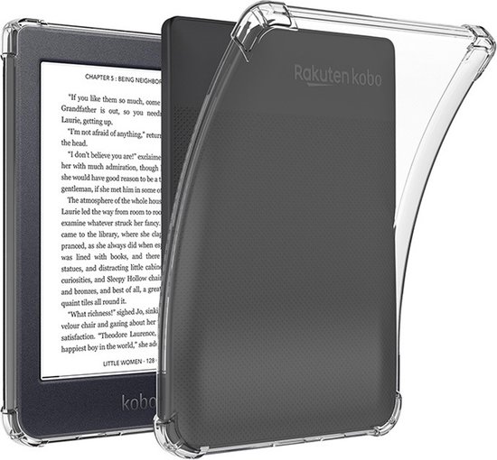 Lunso Geschikt voor Kobo Nia hoes (6 inch) - TPU Backcover - Transparant van Lunso