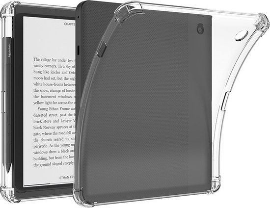 Lunso Geschikt voor Kobo Sage hoes (8 inch) - TPU Backcover - Transparant van Lunso