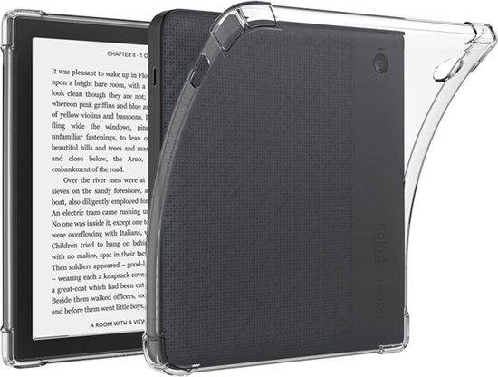 Lunso Kob Libra H20 hoes (7 inch) - TPU Backcover - Transparant van Merkloos
