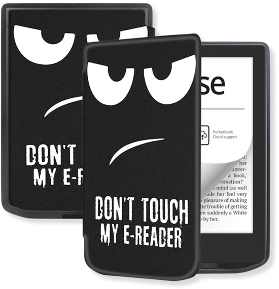 Lunso PocketBook Verse / Verse Pro / Verse Color Slim hard case hoes (6 inch) - sleepcover - Don't Touch van Lunso