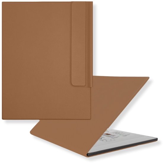 Lunso ReMarkable 2 Slim magnetisch cover PU leer hoes - Bruin