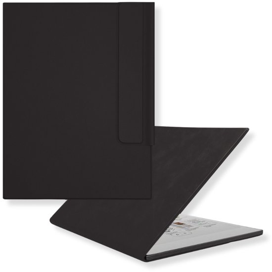 Lunso ReMarkable 2 Slim magnetisch cover PU leer hoes - Zwart van Lunso