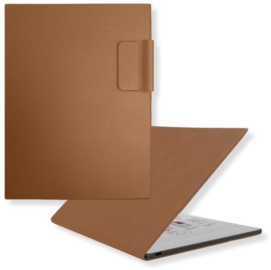 Lunso ReMarkable Paper Pro Slim magnetisch sleepcover PU leer hoes - Bruin van Lunso