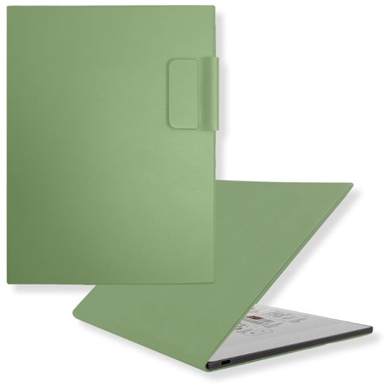 Lunso ReMarkable Paper Pro Slim magnetisch sleepcover PU leer hoes - Groen van Lunso