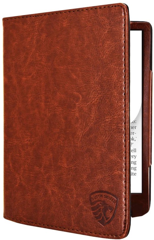 Luxe Hoes Geschikt voor Pocketbook Inkpad 4 Beschermhoes Cover Cognac Bruin van KW-Commerce