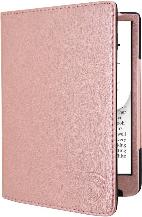 Luxe Hoes Geschikt voor Pocketbook Inkpad 4 Beschermhoes Cover Roze Goud van Luxe