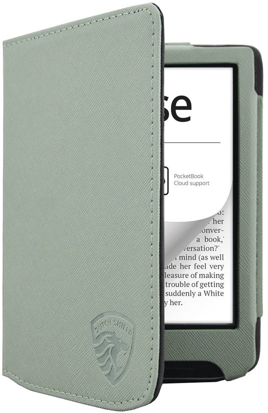 Luxe Hoesje Geschikt voor Pocketbook Verse Pro Color Hoes Cover Agave Green Blue van Luxe Hoesje